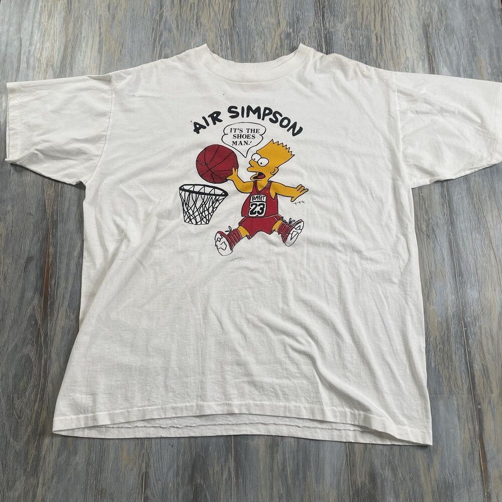 Vintage Air Simpson Jordan Chicago Bulls Shirt